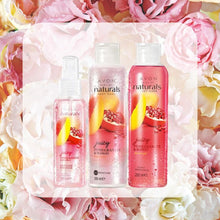 Load image into Gallery viewer, Avon Naturals Pomegranate &amp; Mango Shower Gel + Body Lotion + Body Mist - Set
