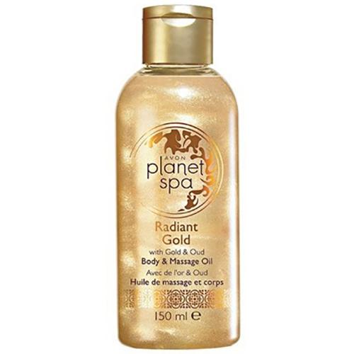 Avon Planet Spa Radiant Gold with Gold & Oud Body & Massage Oil - 150ml