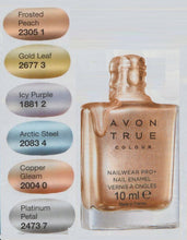 Load image into Gallery viewer, Avon True Nailwear Pro+ Nail Enamel Metallic Effect- 10ml
