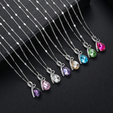 Load image into Gallery viewer, Pendant Necklace Chain &quot;Crystal Drop&quot;
