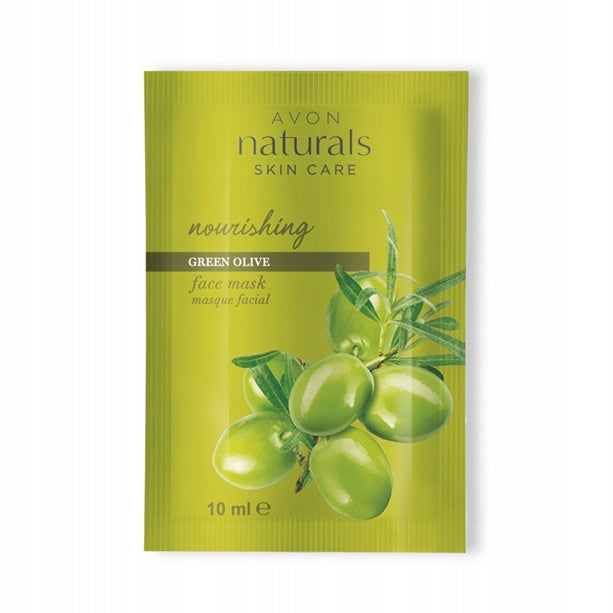 Avon Naturals Skin Care Nourishing Green Olive Face Mask Sachet - 10ml