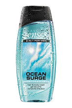 Load image into Gallery viewer, Avon Senses 2 in 1 For Men Ocean Surge Peppermint &amp; Marine Hair &amp; Body Wash - 250ml
