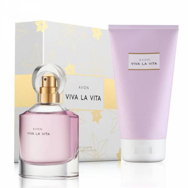 Avon Viva La Vita Perfume Gift Set / Box