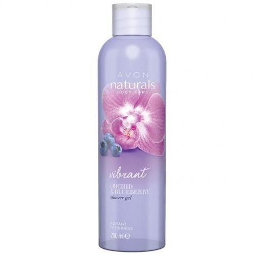 Avon Naturals Orchid & Blueberry Shower Gel - 200ml