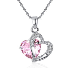 Load image into Gallery viewer, Luxury Heart Shaped Crystal Necklace
