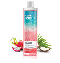 Load image into Gallery viewer, Avon Senses Pink Sands Shower Gel Pink Coconut Water &amp; Dragon Fruit - 500ml
