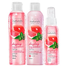 Load image into Gallery viewer, Avon Naturals Pink Grapefruit &amp; Mint Shower Gel - 200ml
