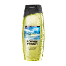 Load image into Gallery viewer, Avon Senses 2 in 1 For Men Power Fresh Yuzu &amp; Musk Hair &amp; Body Wash - 250ml
