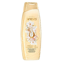 Load image into Gallery viewer, Avon Senses Precious Shower Oils Liquid Honey &amp; Gardenia Shower Crème - 500ml
