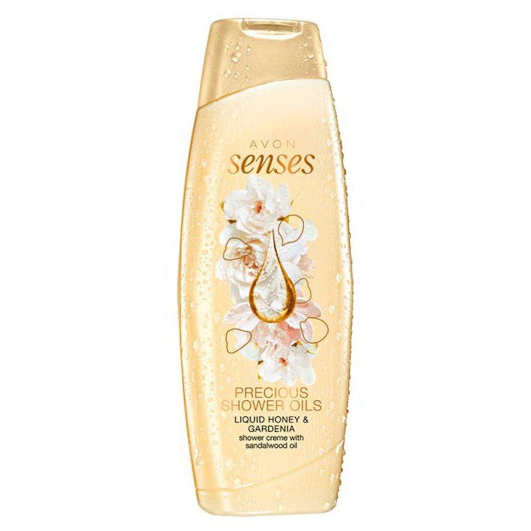 Avon Senses Precious Shower Oils Liquid Honey & Gardenia Shower Crème - 500ml