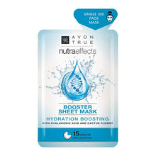 Load image into Gallery viewer, Avon True Nutra Effects Hydration Boosting Sheet Mask
