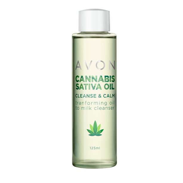 Avon Cannabis Sativa Oil Cleanse & Calm Transforming Oil To Milk Cleanser - 125ml