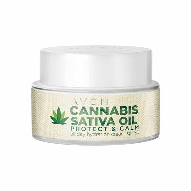 Avon Cannabis Sativa Oil All Day Hydration Cream SPF30 - 50ml