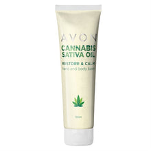 Load image into Gallery viewer, Avon Cannabis Sativa Oil Restore &amp; Calm Hand &amp; Body Balm - 150ml

