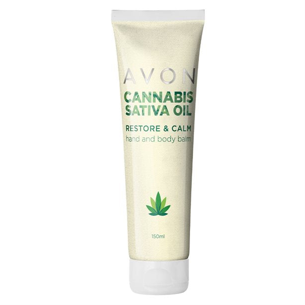 Avon Cannabis Sativa Oil Restore & Calm Hand & Body Balm - 150ml
