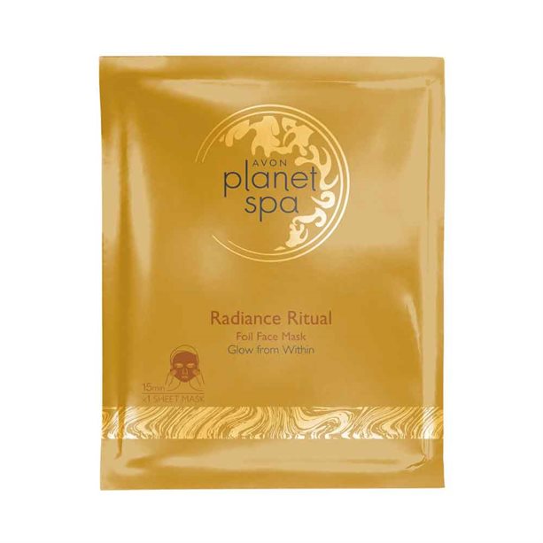 Avon Planet Spa Radiance Ritual Foil Face Mask