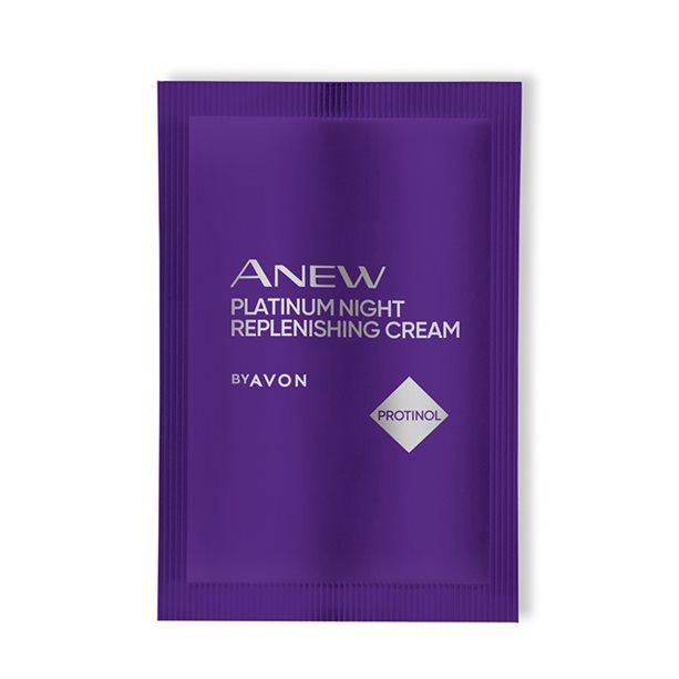 Avon Anew Platinum Night Replenishing Cream Sample Sachet - 2ml