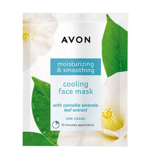 Load image into Gallery viewer, Avon Moisturizing &amp; Smoothing Cooling Face Mask with Camellia Sinensis Leaf Extract - 8ml
