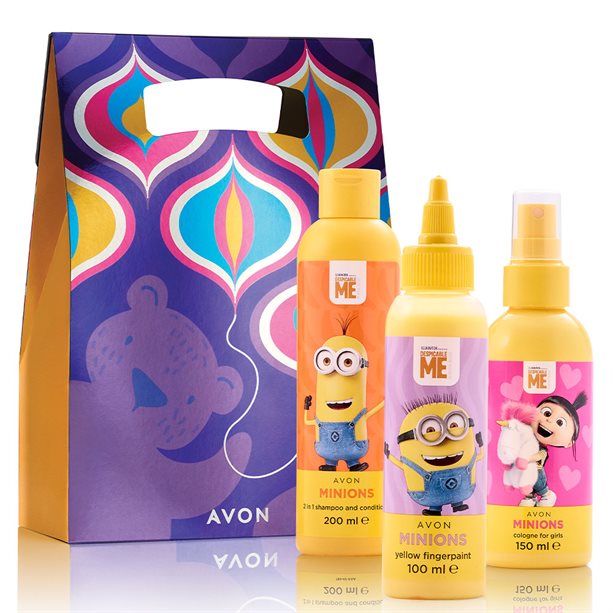 Avon Minions Strawberry Bathtime Gift Set for Girls
