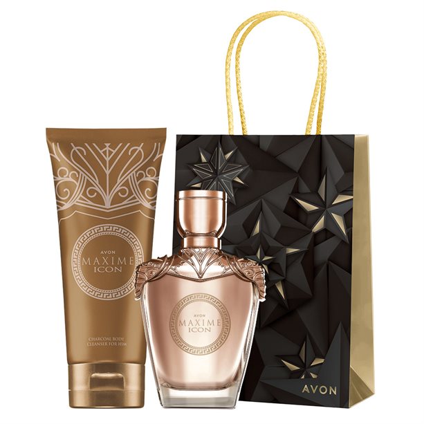 Avon Maxime Icon for Him Perfume Gift Set