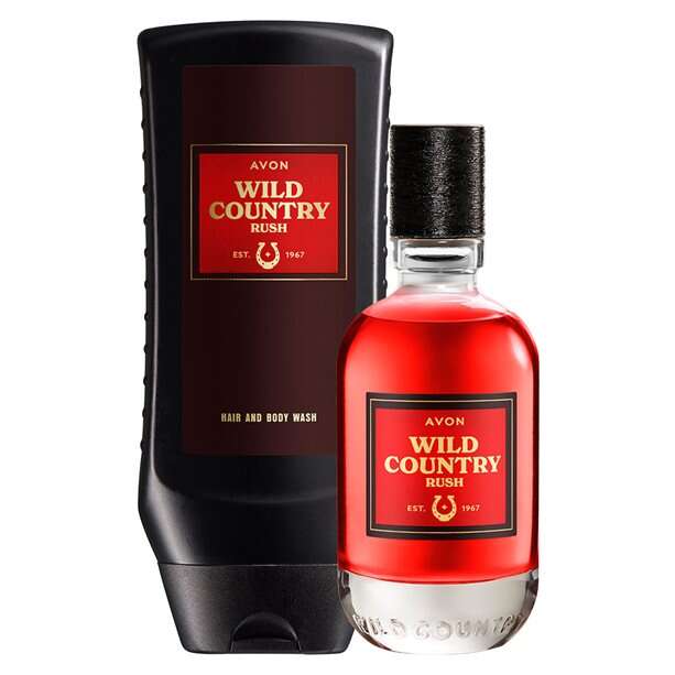 Avon Wild Country Rush Eau de Toilette + Hair & Body Wash Gift Set