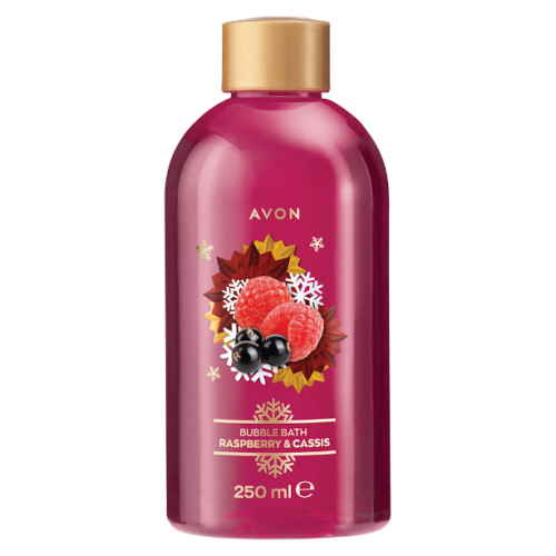 Avon Senses Raspberry & Cassis Festive Bubble Bath - 250ml