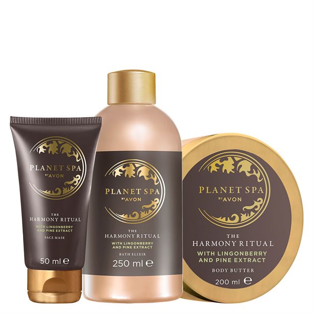 Avon Planet Spa The Harmony Ritual with Lingonberry & Pine Extract - Set