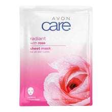 Load image into Gallery viewer, Avon Care Rose Radiant Sheet Mask
