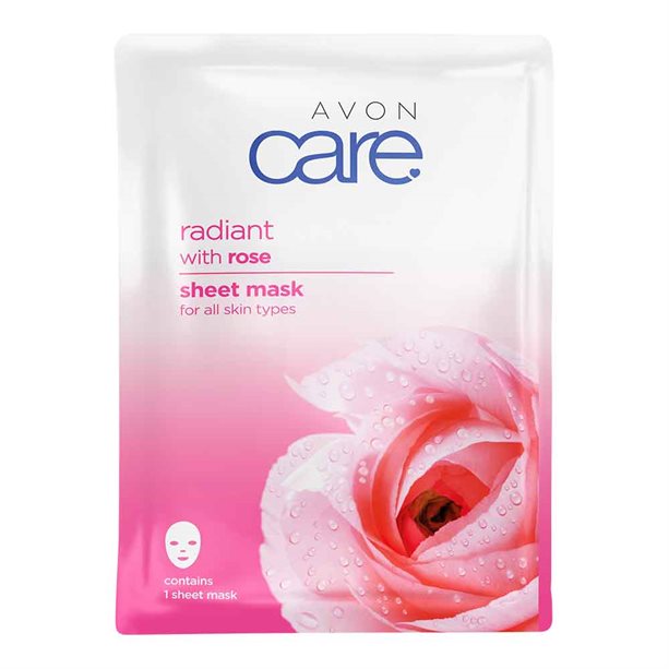 Avon Care Rose Radiant Sheet Mask