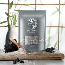 Load image into Gallery viewer, Avon Planet Spa Relaxing Bath Crystals Salt with Charcoal - 170g
