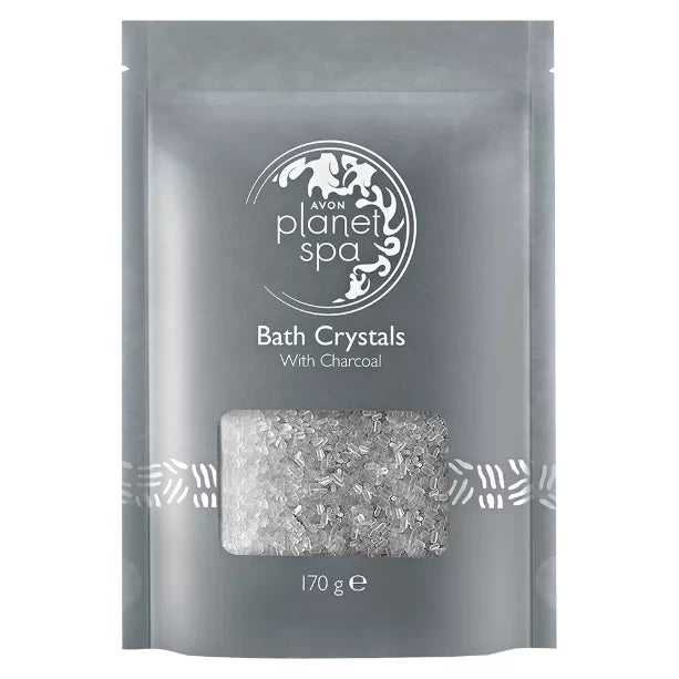 Avon Planet Spa Relaxing Bath Crystals Salt with Charcoal - 170g
