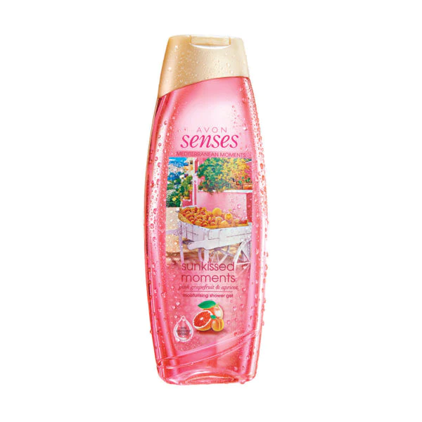 Avon Senses Sunkissed Moments Pink Grapefruit & Apricot Shower Gel - 500ml