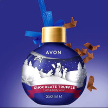 Load image into Gallery viewer, Avon Senses Bauble Chocolate &amp; Truffle Bubble Bath &amp; Body Wash - 250ml
