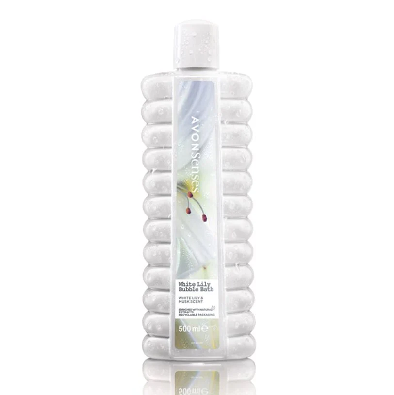 Avon Senses White Lily & Musk Bubble Bath - 500ml