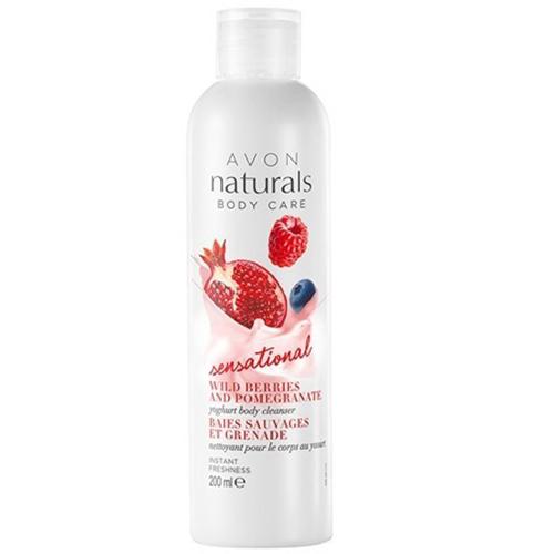 Avon, Naturals Wild Berries & Pomegranate Yoghurt Body Cleanser - 250ml