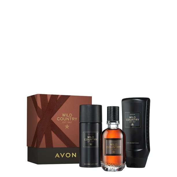 Avon Wild Country EST.1967 Perfume Gift Set / Box