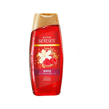 Load image into Gallery viewer, Avon Senses Winter Treasure Raspberry &amp; Vanilla Shower Gel – 250ml (Limited Edition)
