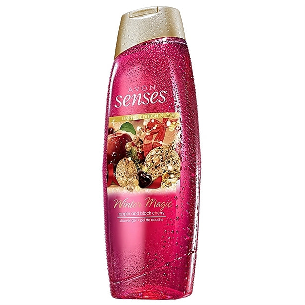 Avon Senses Winter Magic Apple & Black Cherry Shower Gel - 500ml (Limited Edition)