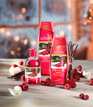 Load image into Gallery viewer, Avon Senses Winter Treasure Raspberry &amp; Vanilla Shower Gel – 250ml (Limited Edition)
