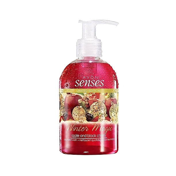 Avon Senses Winter Magic Apple & Black Cherry Hand Wash – 250ml (Limited Edition)