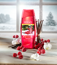 Load image into Gallery viewer, Avon Senses Winter Treasure Raspberry &amp; Vanilla Shower Gel – 250ml (Limited Edition)
