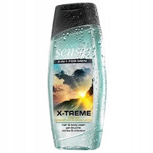 Load image into Gallery viewer, Avon Senses 2 in 1 For Men X-Treme Grapefruit &amp; Cedarwood Hair &amp; Body Wash - 250ml
