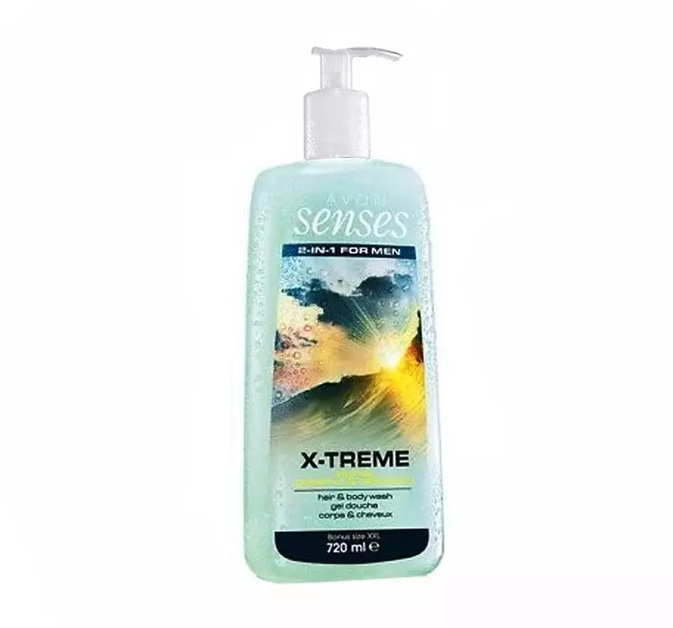 Avon Senses 2 in 1 For Men X-Treme Grapefruit & Cedarwood Hair & Body Wash XXL - 720ml