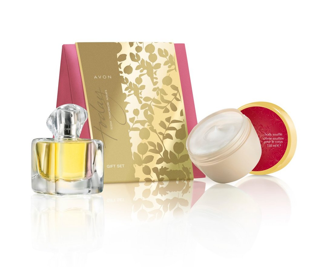 Avon Today Perfume & Body Souffle Gift Set / Box