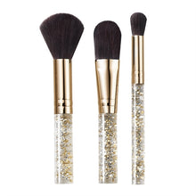 Load image into Gallery viewer, Avon Gold Ombre Make Up Brush Set
